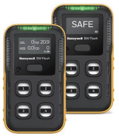 Honeywell BW Flex4系列便携式无线四气体检测仪