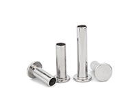 扁平头半空心铆钉GB875平头空心中空芯铝合金铆钉翻边柳钉