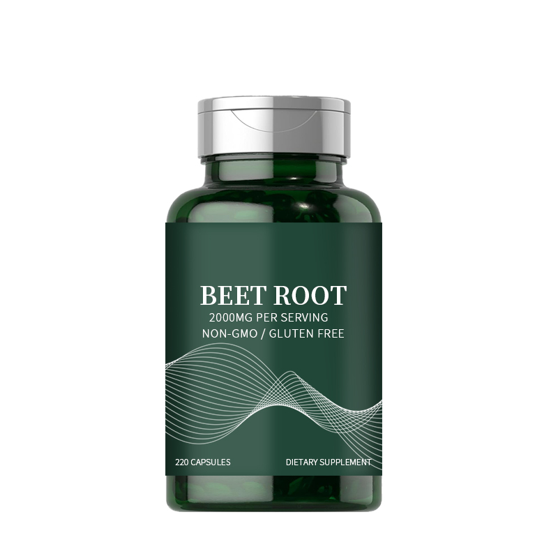 OEM/ODM formulated Beet Root Hard Capsules Health food supplement manufacturer